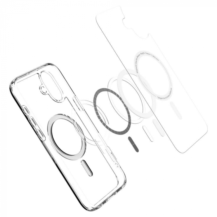 Husa Spigen Ultra Hybrid IPhone 16 magsafe alb [6]