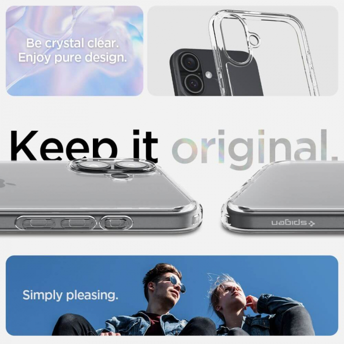 Husa Spigen Ultra Hybrid Iphone 16 Plus transparent [2]