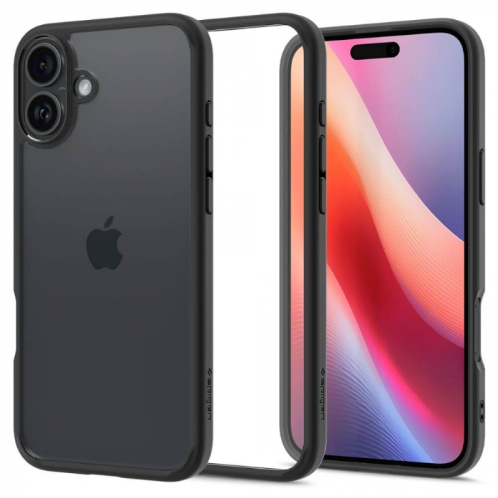 Husa Spigen Ultra Hybrid Iphone 16 Plus negru [2]