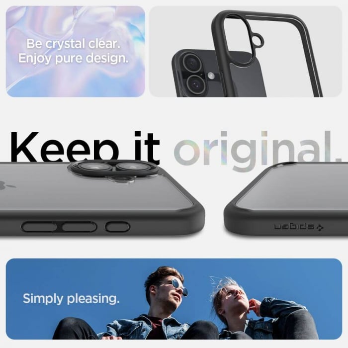 Husa Spigen Ultra Hybrid Iphone 16 Plus negru [11]