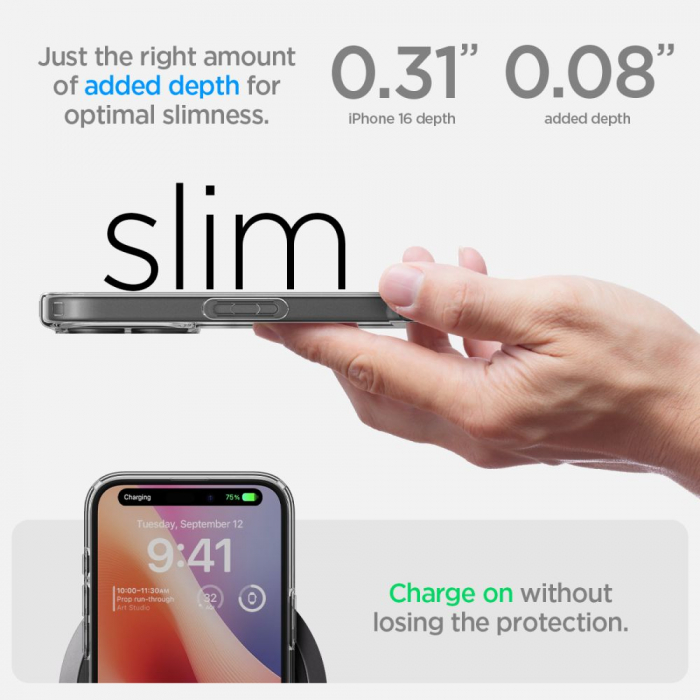 Husa Spigen Ultra Hybrid Iphone 16 Plus transparent [7]