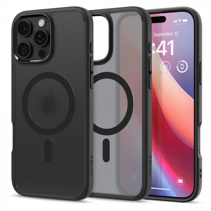 Husa Spigen Ultra Hybrid IPhone 16 Pro Max magsafe alb [3]
