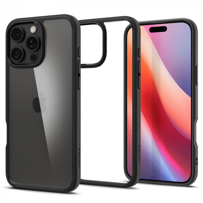 Husa Spigen Ultra Hybrid IPhone 16 Pro negru [4]