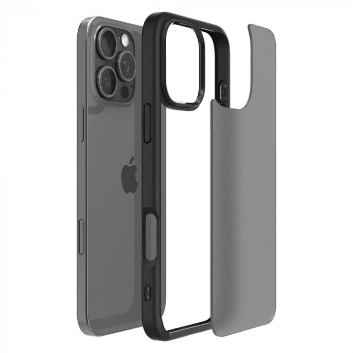 Husa Spigen Ultra Hybrid IPhone 16 Pro gri/negru [7]