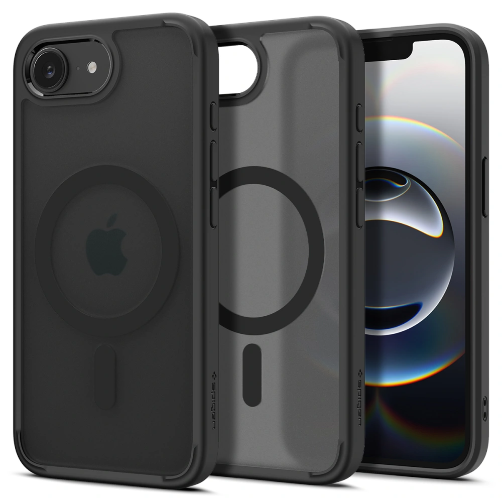 Husa IPhone 16e Spigen Ultra Hybrid magsafe frost negru [4]