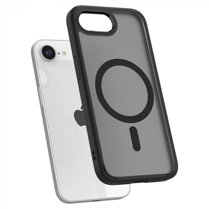 Husa IPhone 16e Spigen Ultra Hybrid magsafe frost negru [5]
