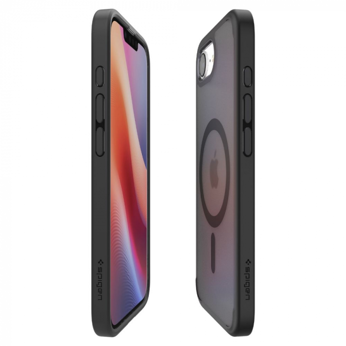 Husa IPhone 16e Spigen Ultra Hybrid magsafe frost negru [7]