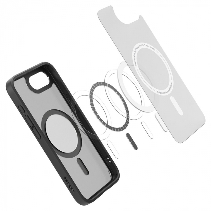 Husa IPhone 16e Spigen Ultra Hybrid magsafe frost negru [9]
