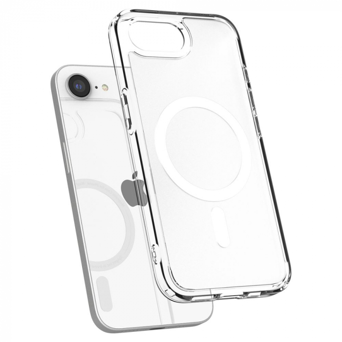 Husa IPhone 16e Spigen Ultra Hybrid magsafe frost alb [5]