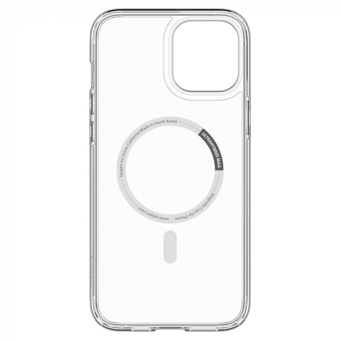 Husa Spigen Ultra Hybrid MagSafe iPhone 12/12 Pro alb [7]