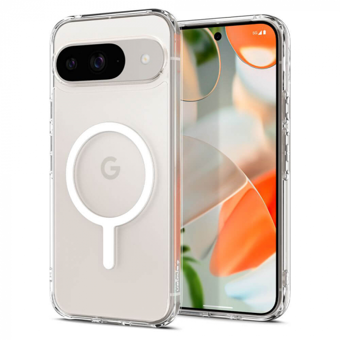 Husa Spigen Ultra Hybrid Onetap Google Pixel 9 / 9 Pro magsafe alb [5]