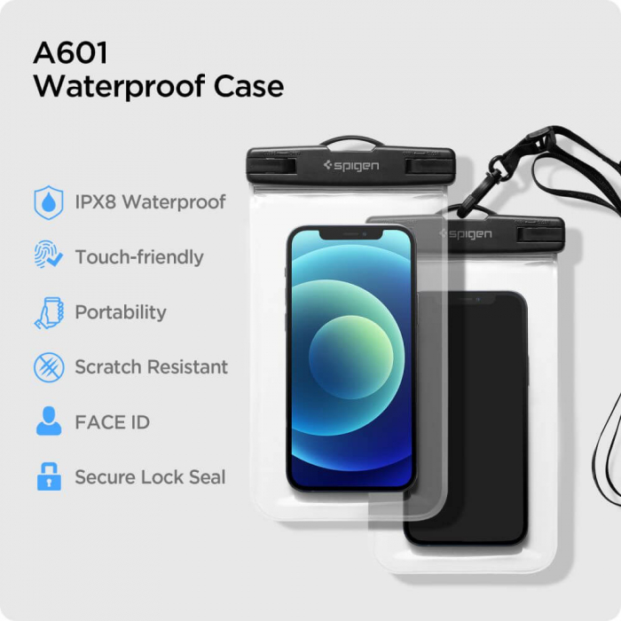 Husa subacvatica waterproof universala Spigen A601 2 buc/set [6]