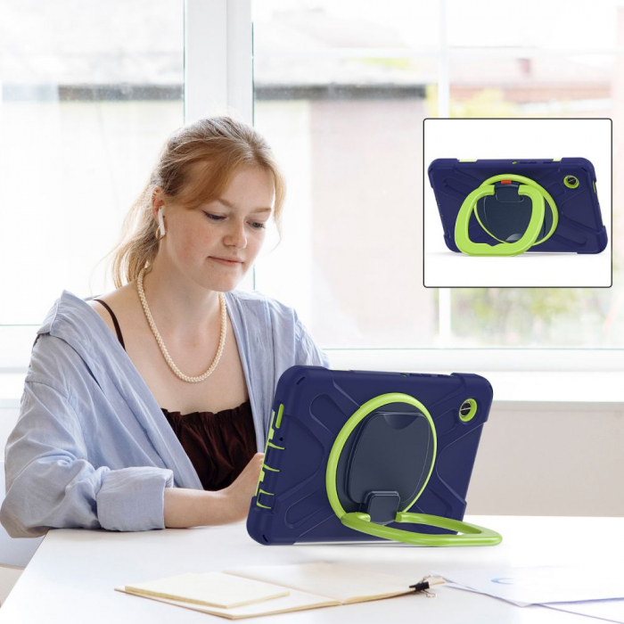 Husa tableta Tech-Protect X-Armor Samsung Galaxy Tab A9 8.7 inch X110 / X115 albastru [7]