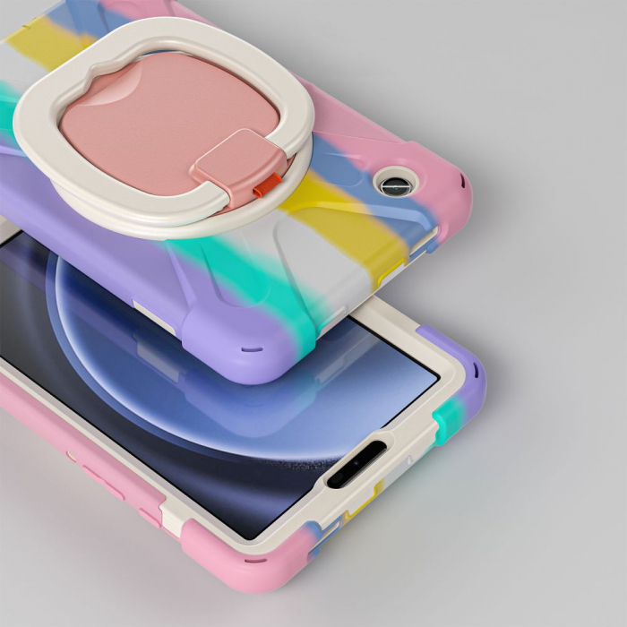 Husa tableta Tech-Protect X-Armor Samsung Galaxy Tab A9 Plus 11 inch X210 / X215 / X216 roz [6]
