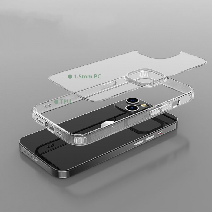 Husa Tech-Protect Flexair Hybrid Iphone 14 Pro Max transparent [5]