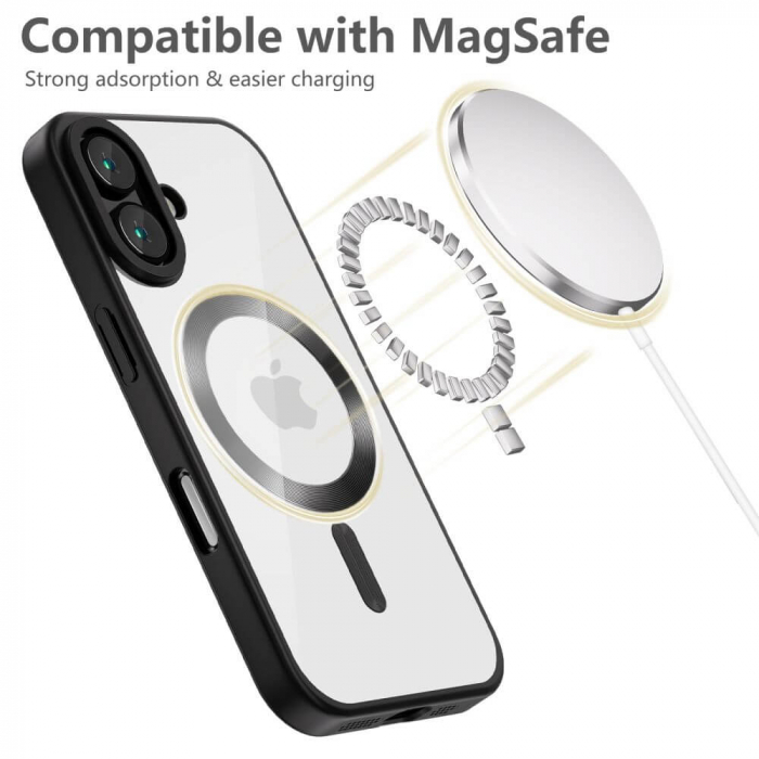 Husa Tech-Protect Magflex Iphone 16 magsafe satin negru [3]
