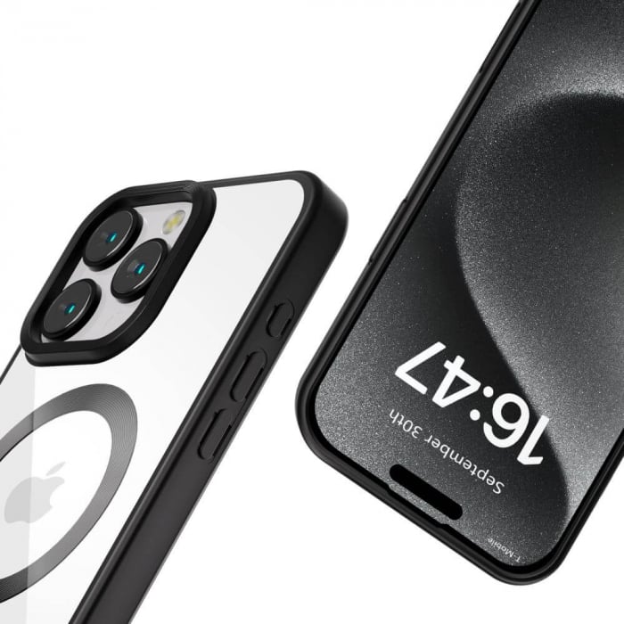 Husa Tech-Protect Magflex Iphone 16 Pro magsafe satin negru [2]