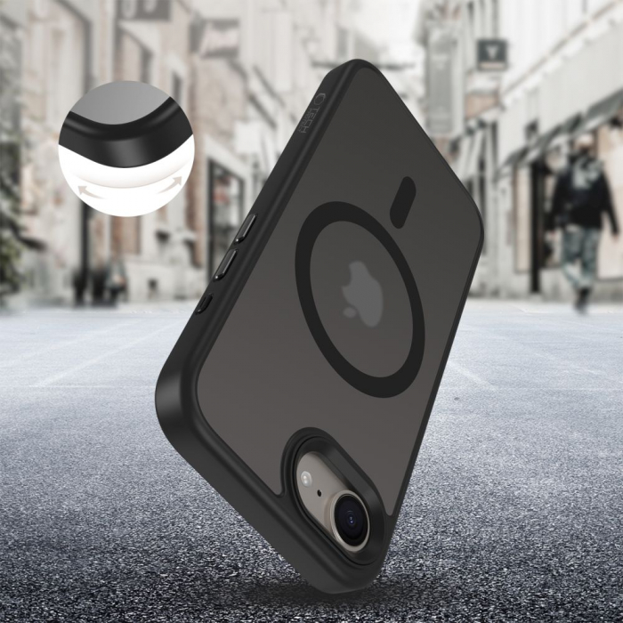 Husa iPhone 16e Tech-Protect MagMat magsafe negru [4]