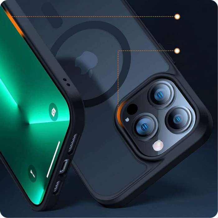 Husa Tech-Protect MagMat MagSafe Iphone 15 Pro mata titan [3]