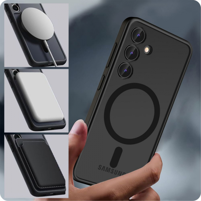 Husa Tech-Protect MagMat Magsafe Samsung Galaxy S24 Ultra negru [2]