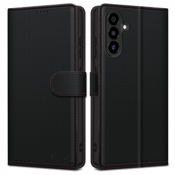 Husa Tech-Protect wallet Samsung Galaxy A56 5G Black/Red [5]