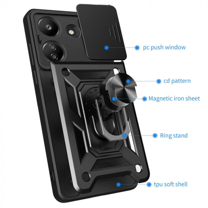 Husa Techsuit Camshield Xiaomi Redmi 13C 5G [6]