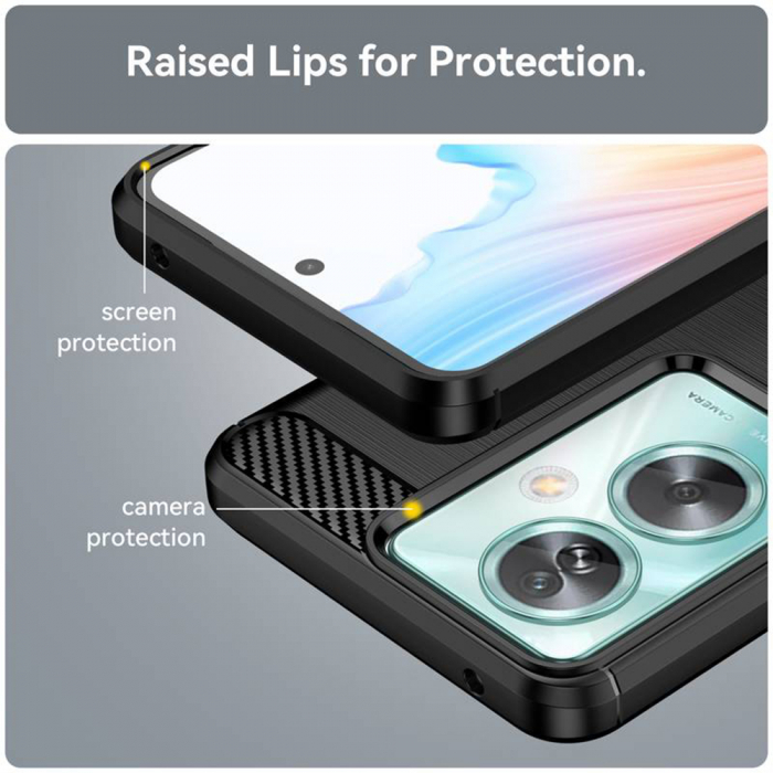 Husa Oppo A79 5G silcon tip carbon [6]