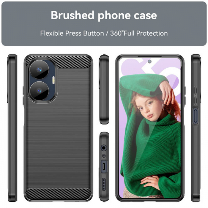 Husa Techsuit carbon Realme C55 [2]