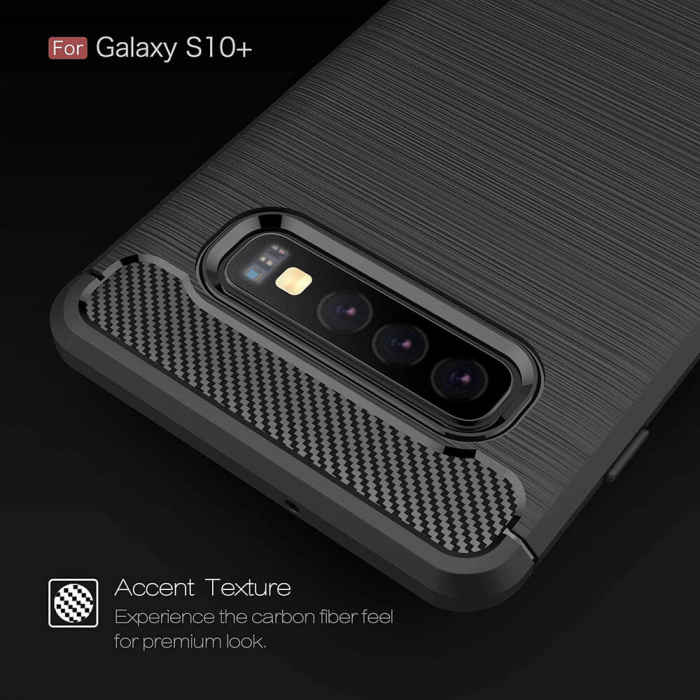 Husa Samsung Galaxy S10 Plus Techsuit carbon [5]