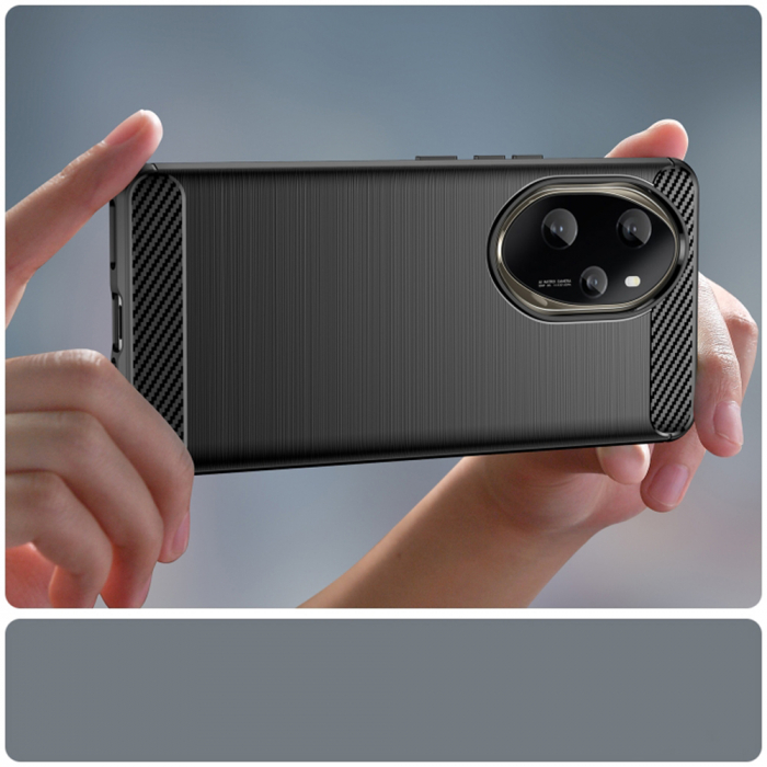 Husa Techsuit Carbon Silicone Honor 200 Pro [5]