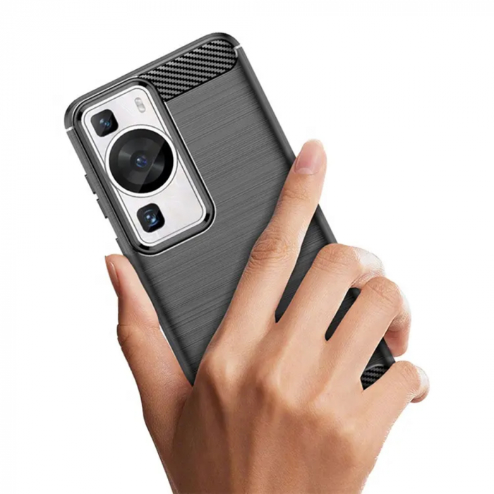 Husa Techsuit Carbon Silicone Huawei P60 / P60 Pro [7]