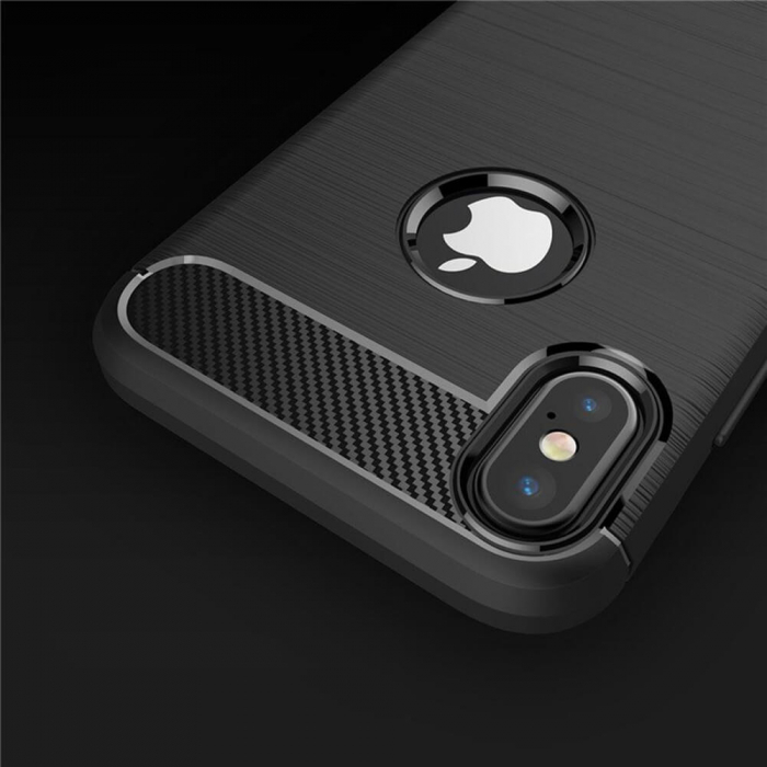 Husa Iphone X / Xs Techsuit Carbon Silicone [3]
