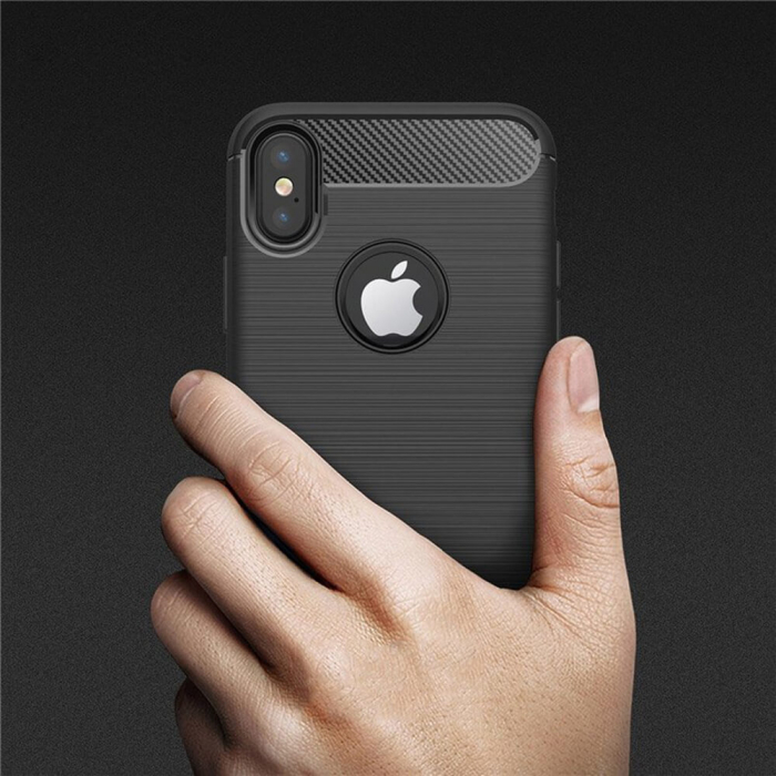 Husa Iphone X / Xs Techsuit Carbon Silicone [6]