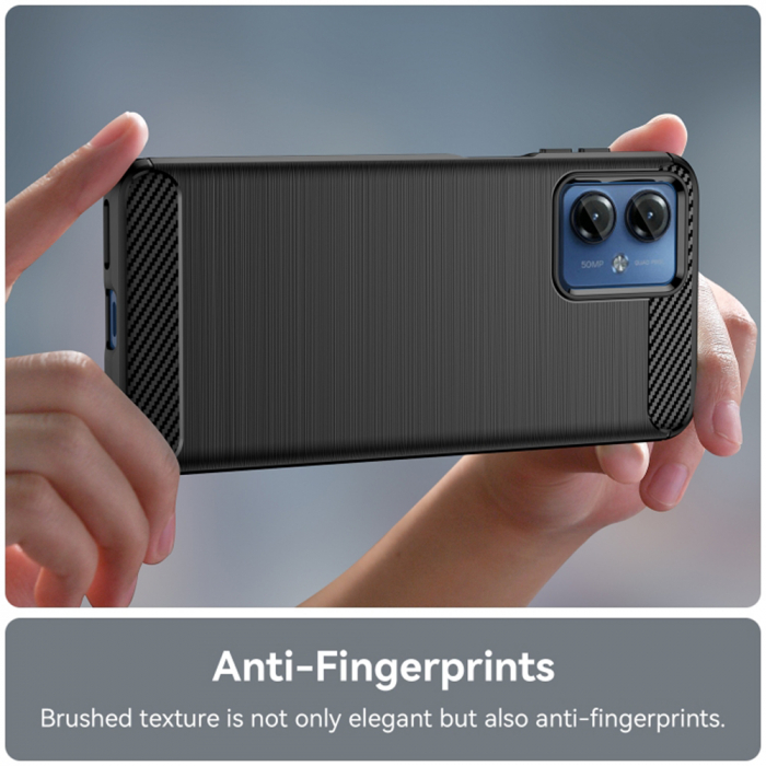 Husa Techsuit Carbon Silicone Motorola G14 [6]