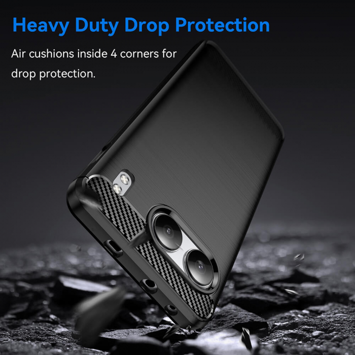 Husa Techsuit carbon silicone OnePlus Nord 4 [3]