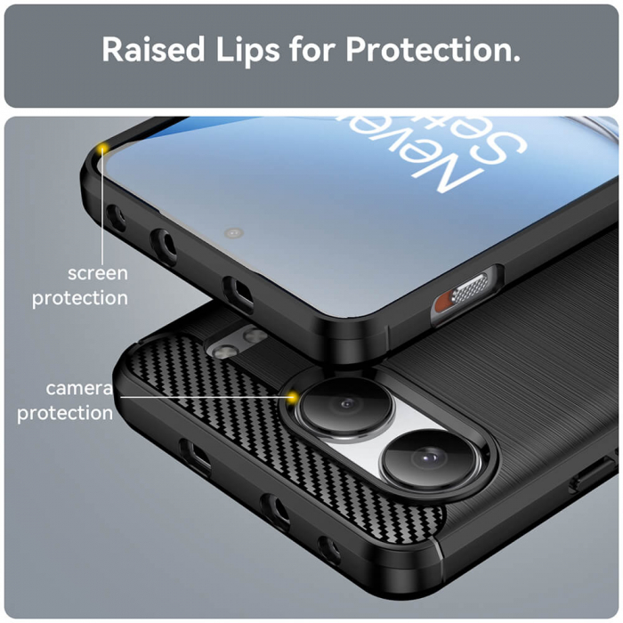 Husa Techsuit carbon silicone OnePlus Nord 4 [5]