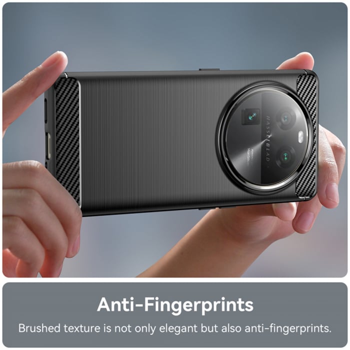 Husa Techsuit Carbon Silicone Oppo Find X6 Pro [2]