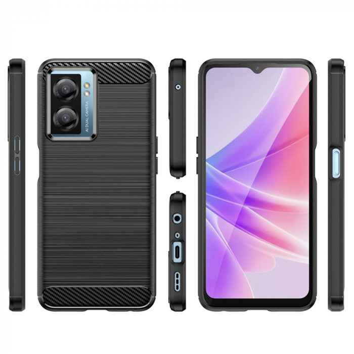 Husa Techsuit Carbon Silicone Oppo A77 [2]