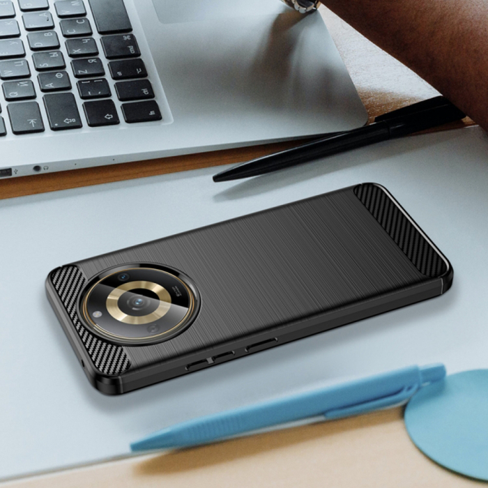 Husa Techsuit Carbon Silicone Realme 11 [7]