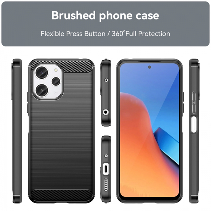 Husa Techsuit carbon silicone Xiaomi Redmi 12 [7]