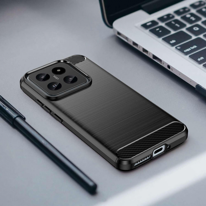 Husa Techsuit carbon silicone Xiaomi Redmi 14 [4]