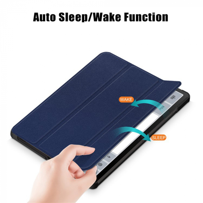 Husa Techsuit Foldpro Samsung Galaxy Tab S9 Plus X810 / X816B / S9 FE Plus X610 / X616B / S10 Plus X820 12.4 inch albastru [3]