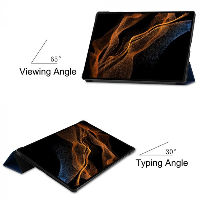 Husa Techsuit Foldpro Samsung Galaxy Tab S8 Ultra / S9 Ultra / S10 Ultra 14.6 inch X900 / X906 / X910 / X916B / X920 / X926B albastru [4]