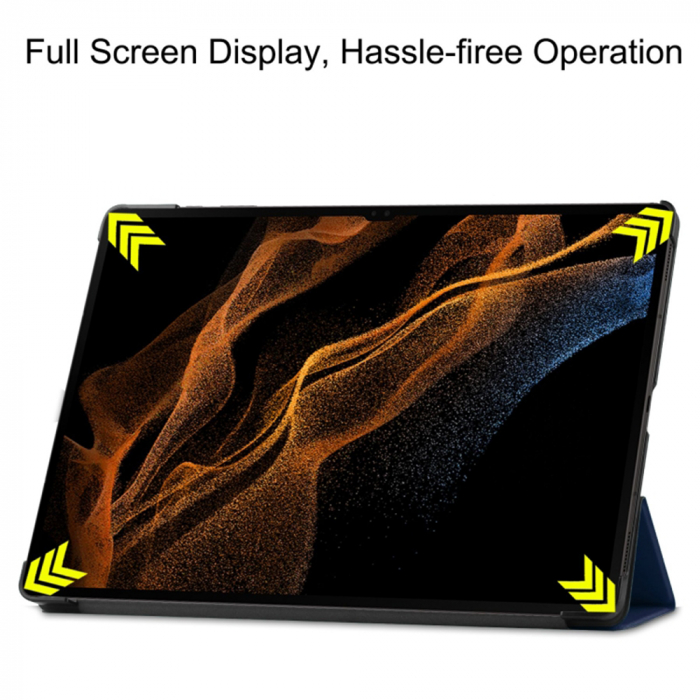 Husa Techsuit Foldpro Samsung Galaxy Tab S8 Ultra / S9 Ultra / S10 Ultra 14.6 inch X900 / X906 / X910 / X916B / X920 / X926B albastru [6]