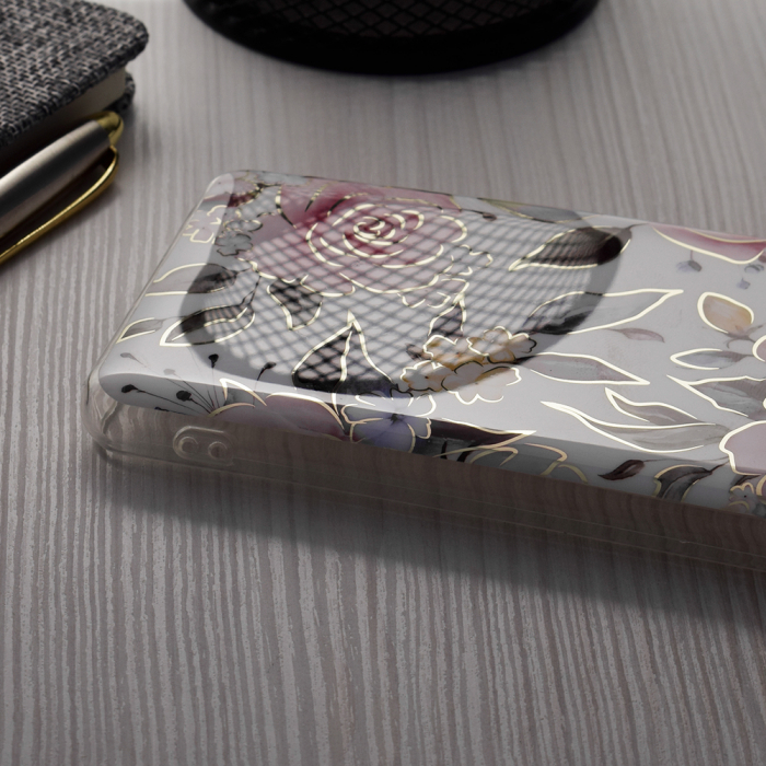 Husa Techsuit Samsung Galaxy S23 Ultra  Chloe alb [3]