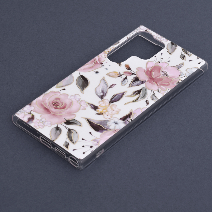 Husa Techsuit Samsung Galaxy S23 Ultra  Chloe alb [4]