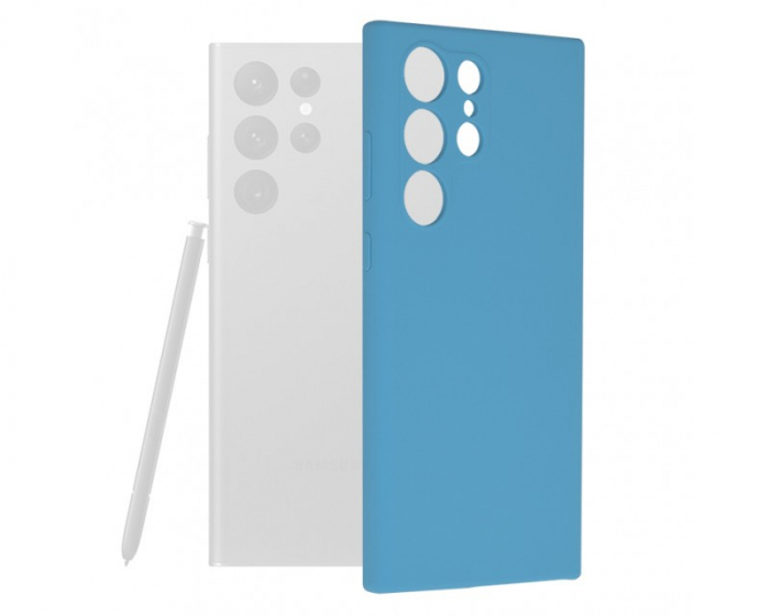 Husa Techsuit Soft Edge Silicone Samsung Galaxy S23 Ultra Denim Blue [4]
