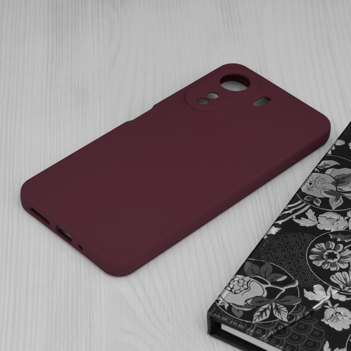 Husa Techsuit Soft edge silicone Xiaomi Redmi 13C 4G / Poco C65 bordo [4]