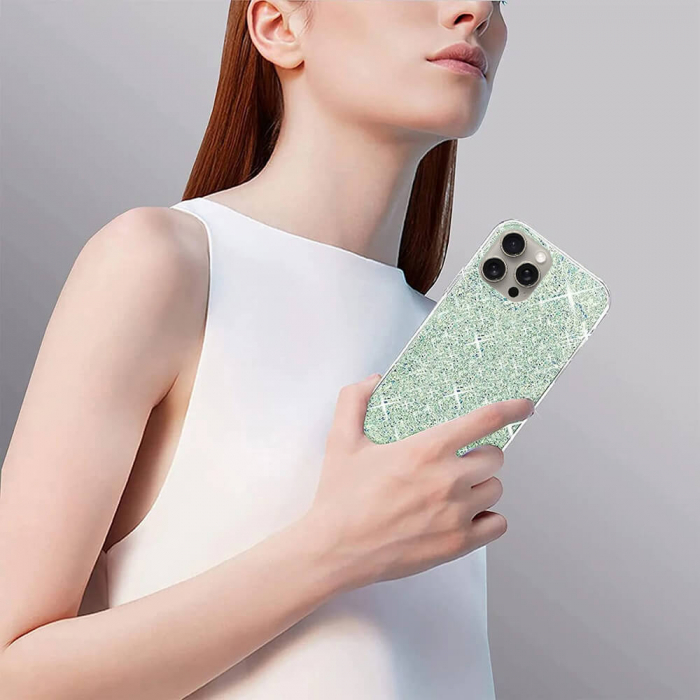 Husa Samsung Galaxy A06 5G Techsuit Sparkly Glitter roz [2]