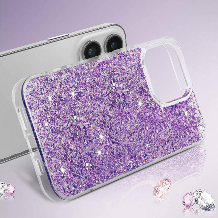 Husa Samsung Galaxy A36 / A56 5G Techsuit Sparkly Glitter roz [5]